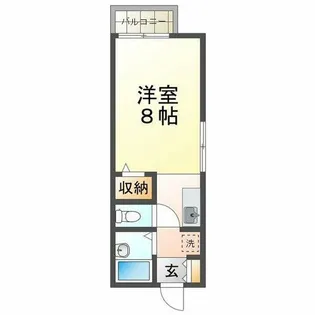 セジュール宝泉【2階】の間取り