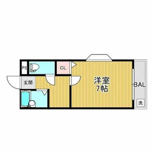 コスモ【1階】の間取り