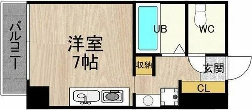 パークモダン高井田【7階】の間取り