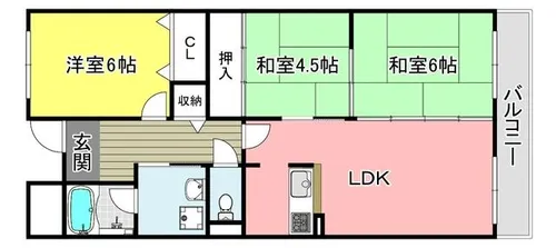 グレース水尾【2階】の間取り