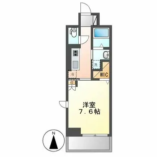 ホワイトメゾン新栄【905号室】の間取り