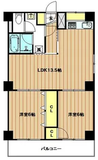 レジデンスハイビレッジ【1002号室】の間取り
