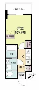 セレニテ難波ミラク参番館【4階】の間取り