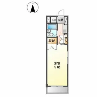 スカイハイム黒川【302号室】の間取り