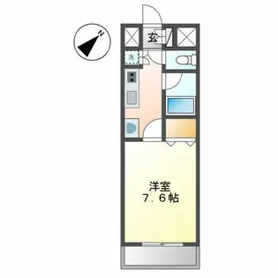 CITY SPIRE 名駅北【802号室】の間取り