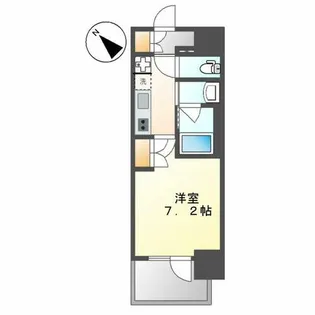 ザ・ライオンズフォーシア今池【1302号室】の間取り