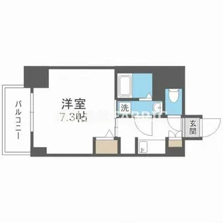 S-RESIDENCE南堀江【5階】の間取り