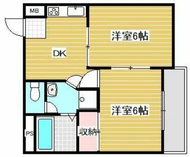オリエンタル加美【2階】の間取り