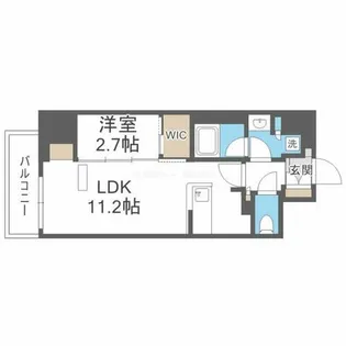 アーバネックス天満橋Front【11階】の間取り