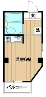 アゲイン日本橋【501号室】の間取り