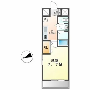 アルフィーレ新栄【5階】の間取り