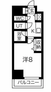 ONE ROOF FLAT TENJINBASHI【11階】の間取り