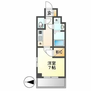 エスリード金山エクセア【1103号室】の間取り