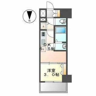CREST TAPP名古屋山王【1403号室】の間取り