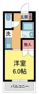 カームカーサ【205号室】の間取り