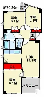 ダ ヴィンチⅤ【1階】の間取り