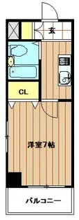サンパレス今里【601号室】の間取り