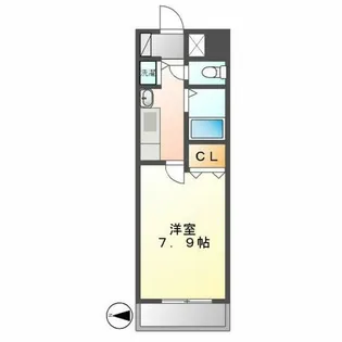 プレサンス栄メディパーク【3階】の間取り
