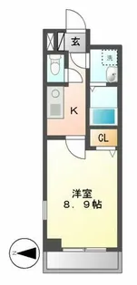 カーサ千種A【2階】の間取り
