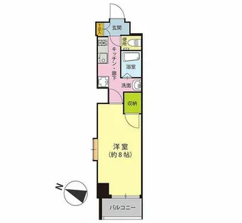 スカイヒルズ【2階】の間取り
