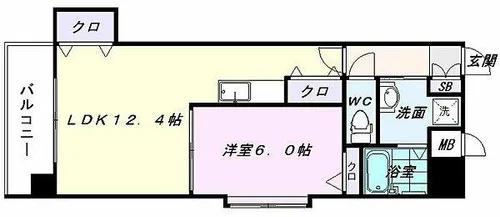 エスパンドーレ川上【3階】の間取り
