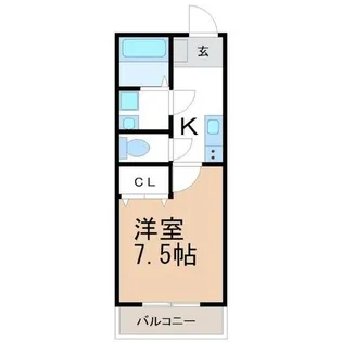 田戸A棟【3階】の間取り