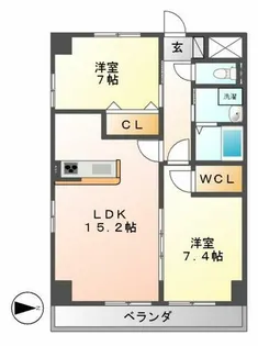 Live Flat上前津【4階】の間取り