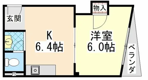 プチシャトー徳井【3階】の間取り