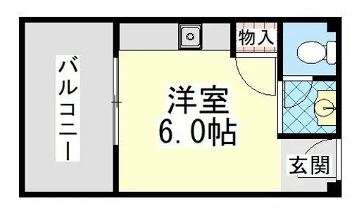 プチシャトー徳井【4階】の間取り