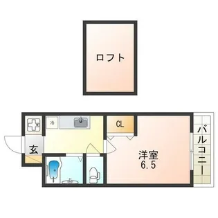 IBC白鷺【2階】の間取り