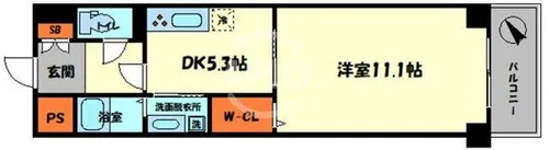 La gracieuse 玉川【2階】の間取り