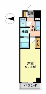 KDXレジデンス今池(旧ISM今池)【911号室】の間取り