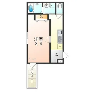 フジパレス堺北花田Ⅱ番館【3階】の間取り