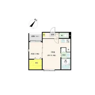Maison TERA RITA【302号室】の間取り