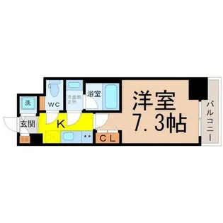 ブランシエスタ東別院【12階】の間取り