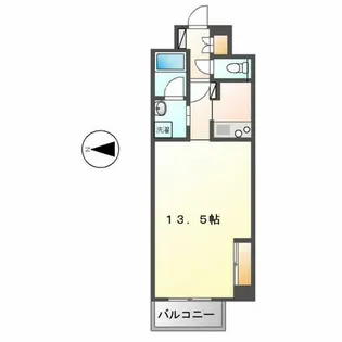 グラヴィス鶴舞【801号室】の間取り