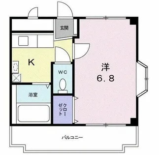 メゾン・コンフォート【1階】の間取り