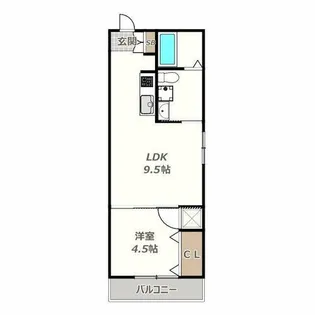 Fメゾン大領2番館【203号室】の間取り
