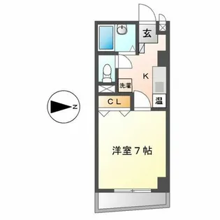 AZUR TORII【5階】の間取り