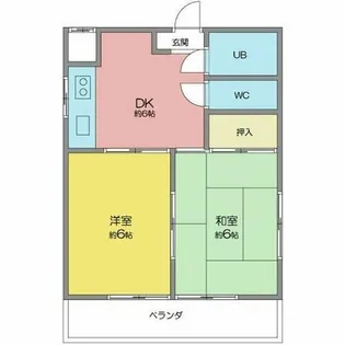 コンフォール池下【3A号室】の間取り