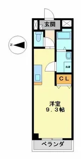 シーム・ドエル筒井【1階】の間取り