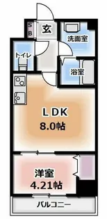 大阪府寝屋川市初町【マンション】の間取り