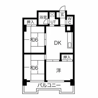 メゾンド徳川苑【2階】の間取り