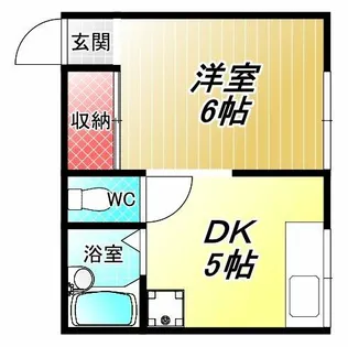 勝和園 別館【2階】の間取り