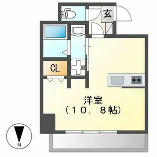 ラグゼナ浄心【702号室】の間取り