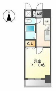 リヴェール白壁【11C号室】の間取り