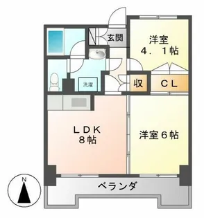 リアライズ栄【902号室】の間取り
