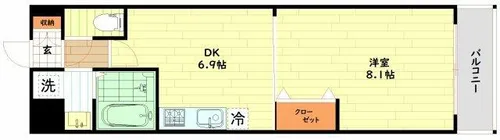 ミルフィーユ【2階】の間取り