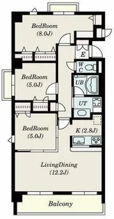 AZALEE UEZONO【2階】の間取り