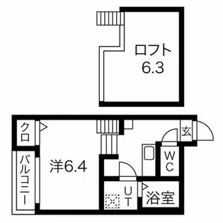 カーサ フェリーチェW【1階】の間取り